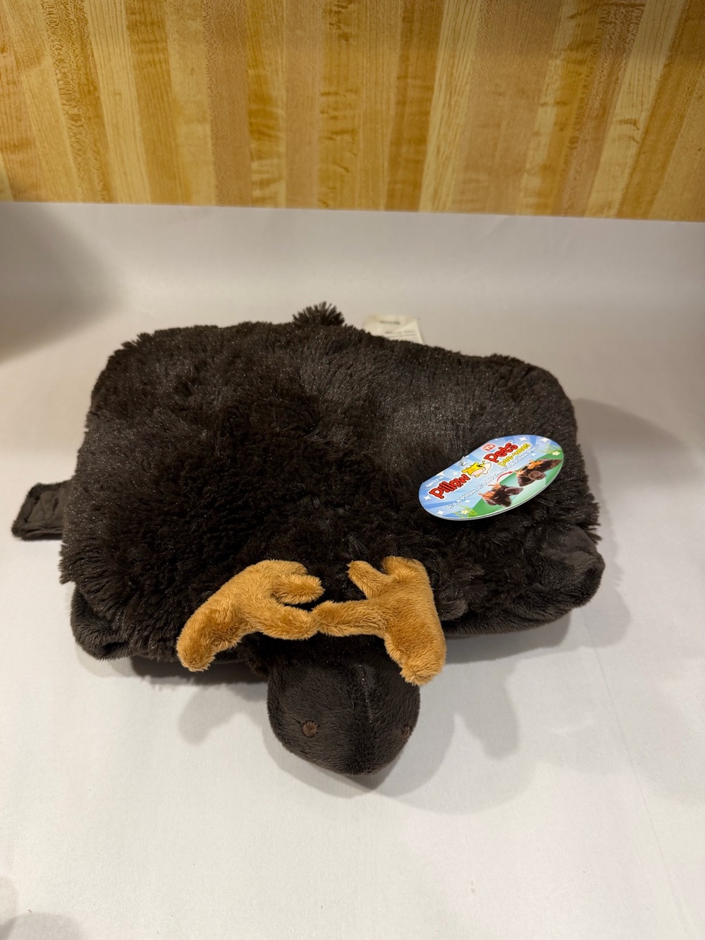 My Pillow Pet Chocolate Moose Brown  Plush Stuffed Animal